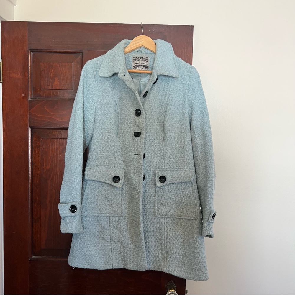 Vintage Blue Wet Seal Peacoat Sz XL